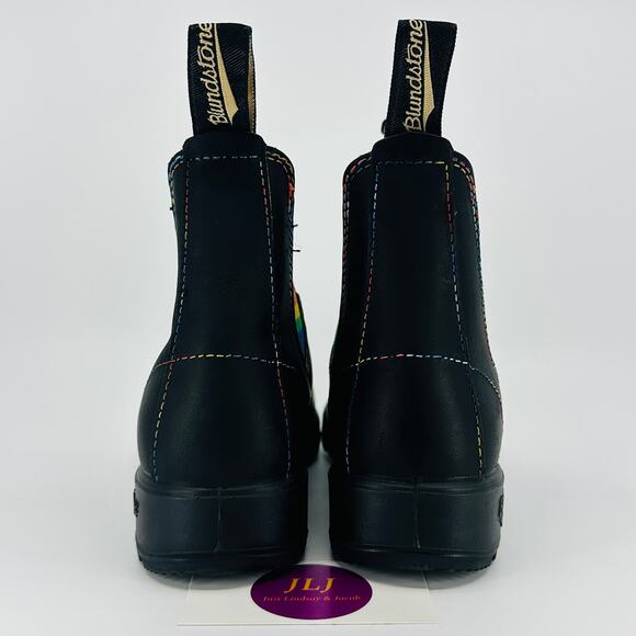Blundstone 2105 Rainbow Black Leather Chelsea Boots Size 3.5 UK/ 6.5 US Women's - Picture 5 of 11